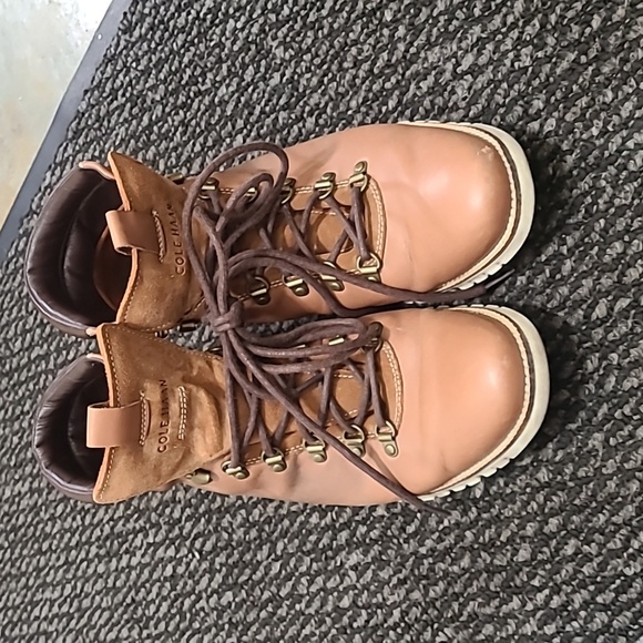 COLE HAAN MENS ZEROGRAND WATER-RESIST HIKER BOOT WOODBURY IVORY STYLE C25555 - Picture 3 of 16